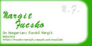 margit fucsko business card